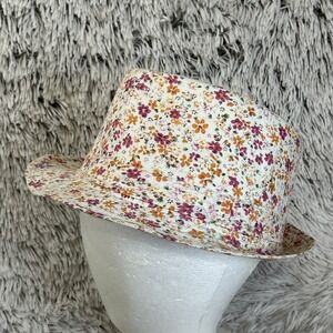 Nollia Floral Hat Sun‎ Cottage Garden Ethereal Whimsical Beach Summer OSFM